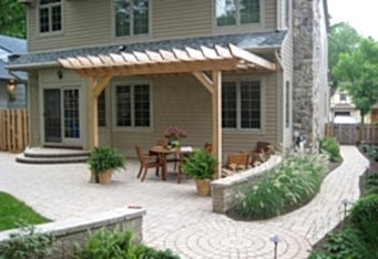 Landscape Construction of a Custom Patio and Pergola Westfield NJ