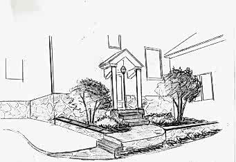 Westfield NJ Landscape Designers Rendering