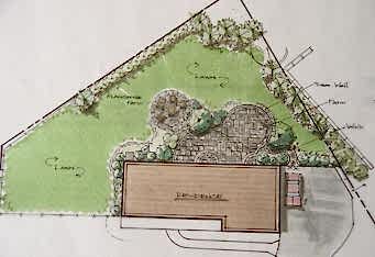 New Providence NJ Backyard Landscape Design by GA Landscape Architect