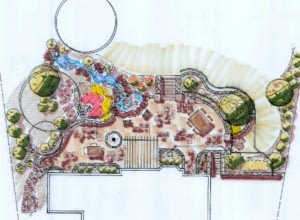 Summit NJ Landscape Design Rendering